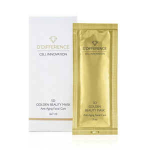 D´difference 5D Golden Beauty näomask 6 x 7ml