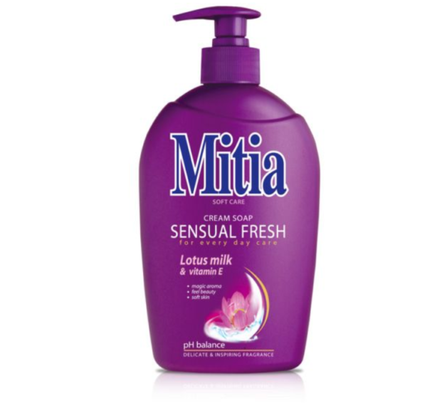 Vedelseep MITIA 0,5L sensual fresh, pumbaga