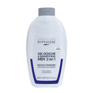 Šampoon-dušigeel 2in1 Byphasse Groovy Paradise Blue meestele 600ml