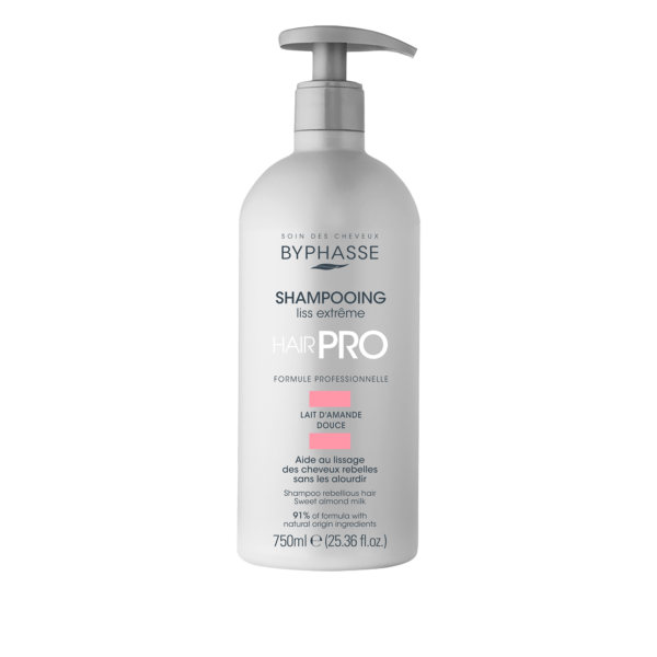 Šampoon Byphasse HAIR PRO LISS sirgendav kahustele juustele 750ml