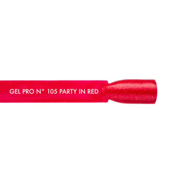 Geellakk GEL PRO 105 RED Party In Red 5ml - Image 2