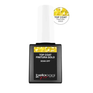 Geellakk GEL PRO pealislakk kuldne TOP GOLD FINISH 10ml