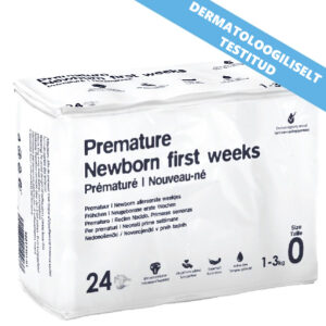 Bebecash laste mähkmed Premature nr.0 1-3kg (24tk)