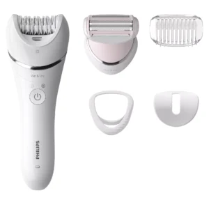 Philips epilaator Series 8000, märg- ja kuivkasutus, valge