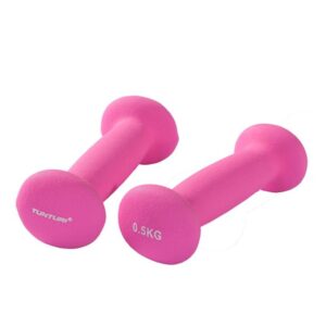 Neopreenist hantlid TUNTURI 0.5kg, roosa 2tk