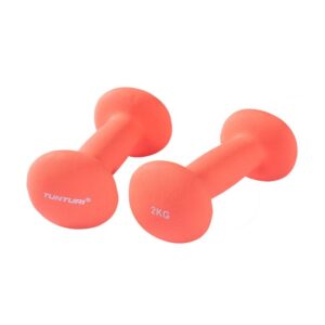 Neopreenist hantlid TUNTURI 2kg, punane 2tk