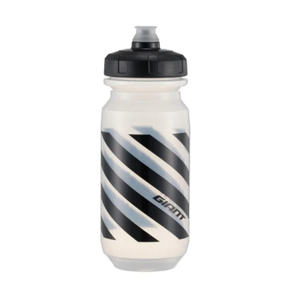 Joogipudel GIANT DOUBLESPRING 600ml läbipaistev/must
