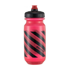 Joogipudel GIANT DOUBLESPRING 600ml läbipaistev must/punane