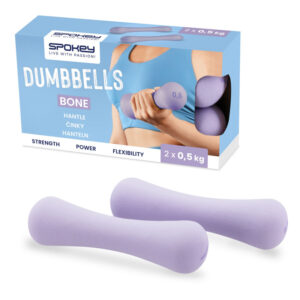 Neopreenist hantlid SPOKEY Bone 0.5 kg (2 tk), lillad