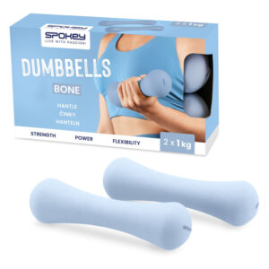 Neopreenist hantlid SPOKEY Bone 1 kg (2 tk), sinised