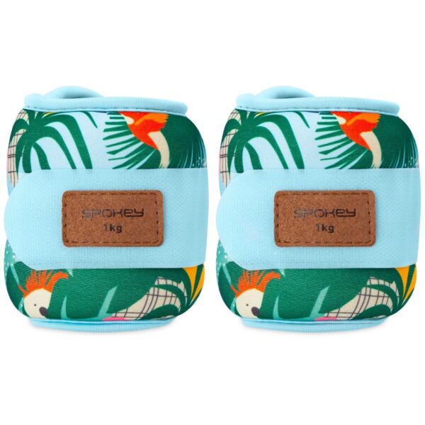 Randme- ja pahkluuraskused SPOKEY Home Jungle 2x1 kg, sinine-kirju - Image 6
