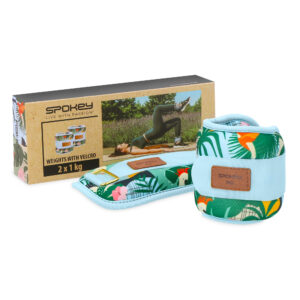 Randme- ja pahkluuraskused SPOKEY Home Jungle 2x1 kg, sinine-kirju