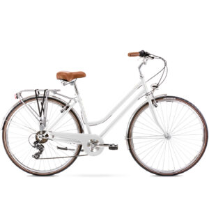 Naiste jalgratas Romet Vintage Eco D, 28", valge (2023) (L)