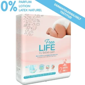 Bebecash laste mähkmed Mini 3-6kg (56tk)