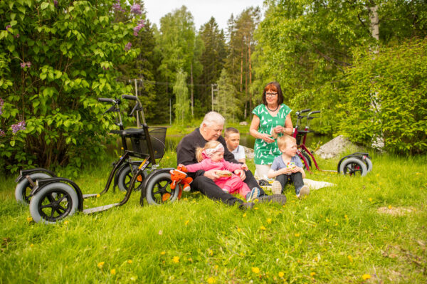 Esla 3300 tõukeratas / tõukeraam punane - Image 5