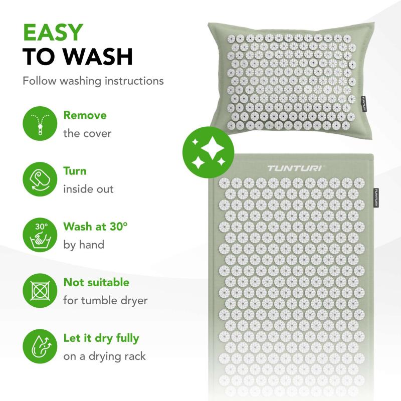 Punktimassaaži matt+padi TUNTURI PRO, mint - Image 4