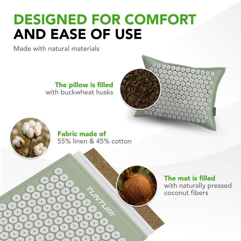 Punktimassaaži matt+padi TUNTURI PRO, mint - Image 5